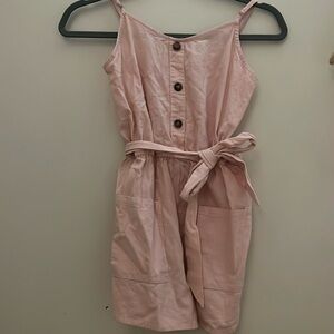 pink romper, youth size 11-12